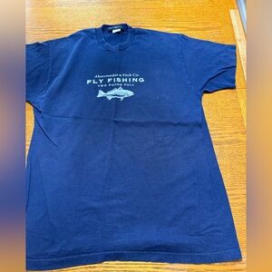 Vintage Abercrombie & Fitch fly fishing T-XL